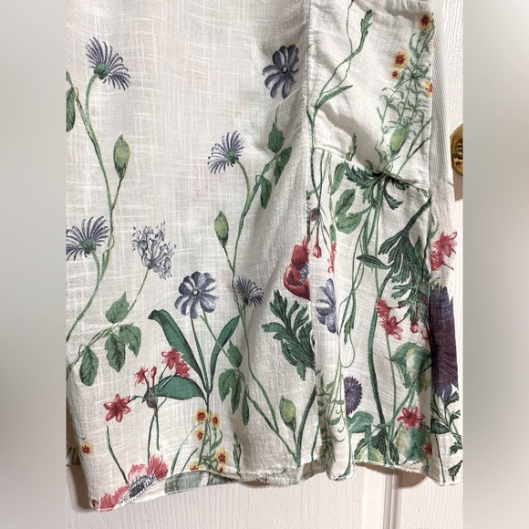 Beyond Capri Sheer Floral Swimsuit Coverup Boho Coastal Beachy Dress One Size - Picture 7 of 15